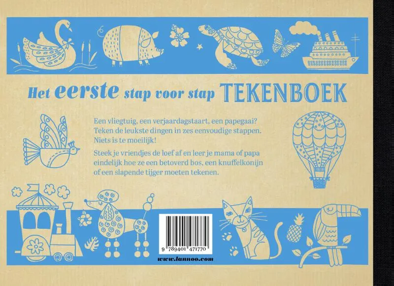 Het eerste stap voor stap tekenboek | 9789401471770 Het eerste stap voor stap tekenboek - Afbeelding 2