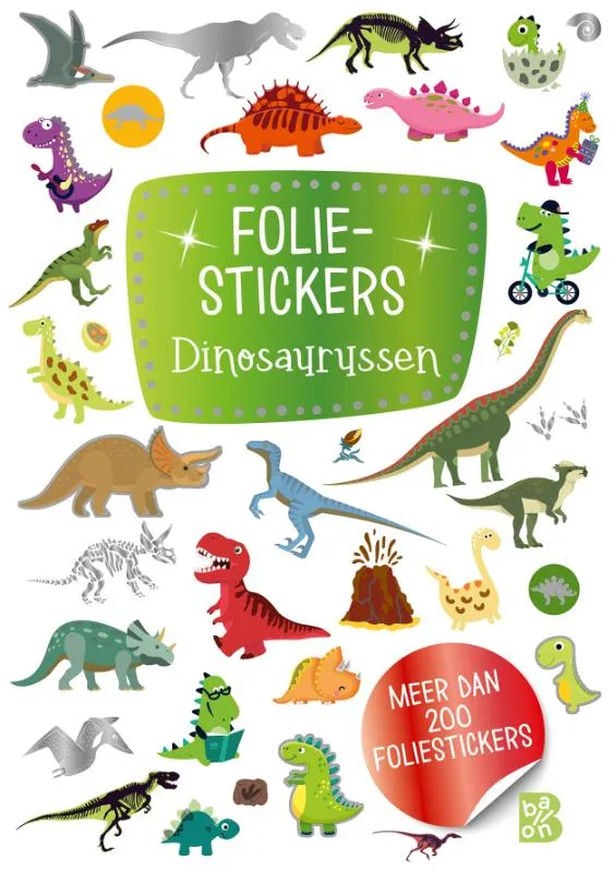 Foliestickers Dinosaurussen | 9789403223339 Foliestickers Dinosaurussen