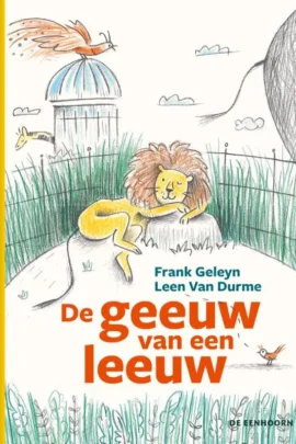De geeuw van een leeuw