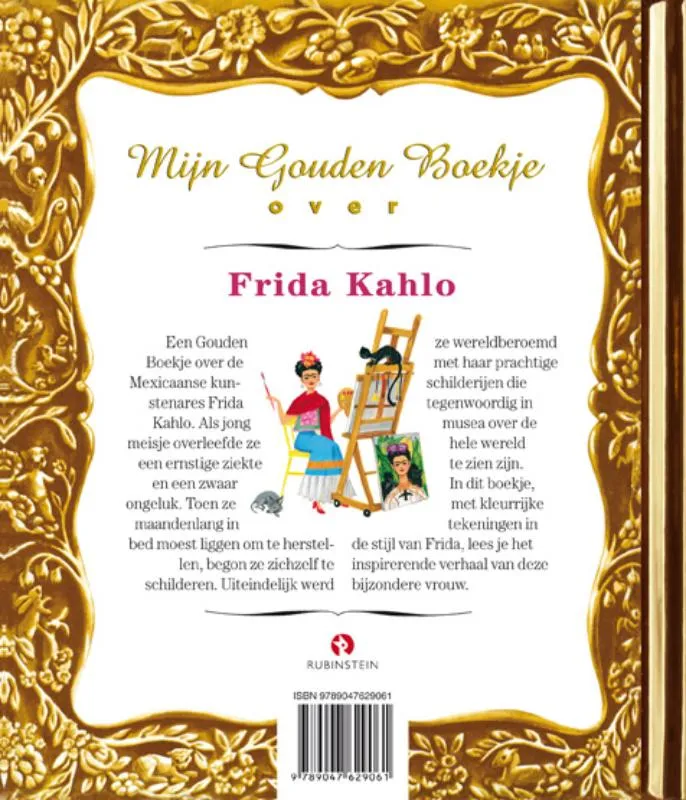 Mijn Gouden Boekje over Frida Kahlo | 9789047629061 Mijn Gouden Boekje over Frida Kahlo - Afbeelding 2