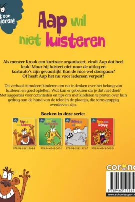 Alternative view of Aap wil niet luisteren