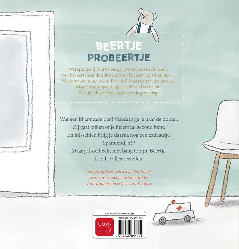 Beertje Probeertje gaat naar de dokter | 9789044851991 Beertje Probeertje gaat naar de dokter - Afbeelding 2