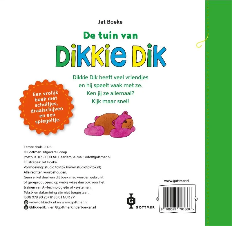 De tuin van Dikkie Dik | 9789025782429 De tuin van Dikkie Dik - Afbeelding 2