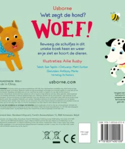 Wat zegt de hond? Woef! | 9781835400128