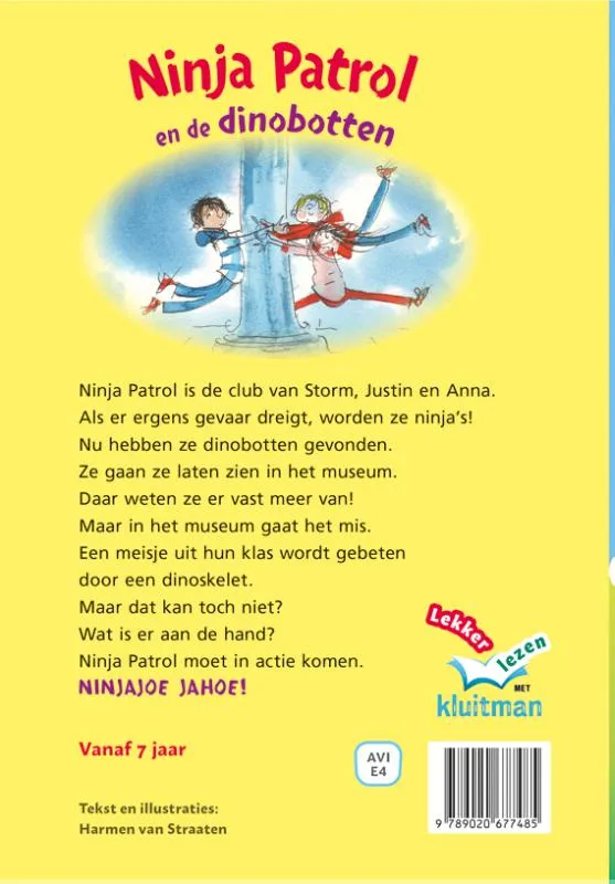 Ninja Patrol en de dinobotten | 9789020677485 Ninja Patrol en de dinobotten - Afbeelding 2