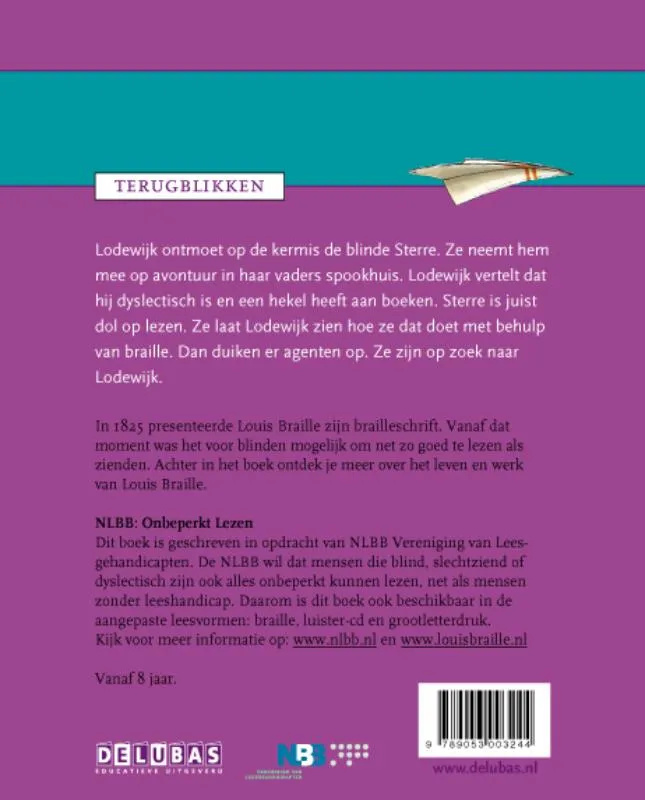 Brief in geheimschrift Het brailleschrift | 9789053003244 Brief in geheimschrift Het brailleschrift - Afbeelding 2