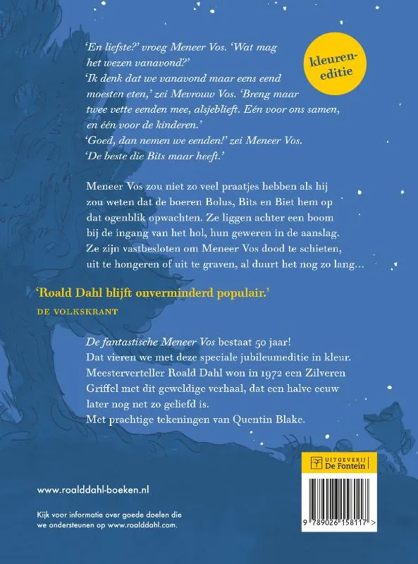 De fantastische meneer Vos | 9789026158117 De fantastische meneer Vos - Afbeelding 2