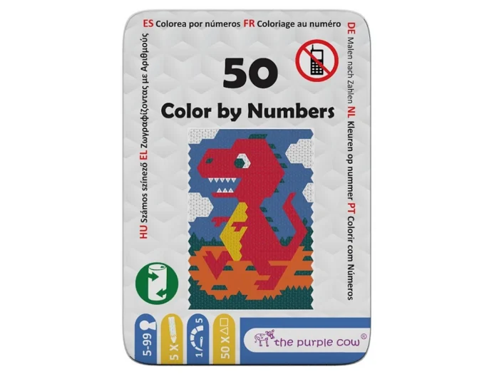50 color by number