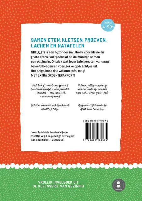 Tafelklets! | 9789081989374 Tafelklets! - Afbeelding 2