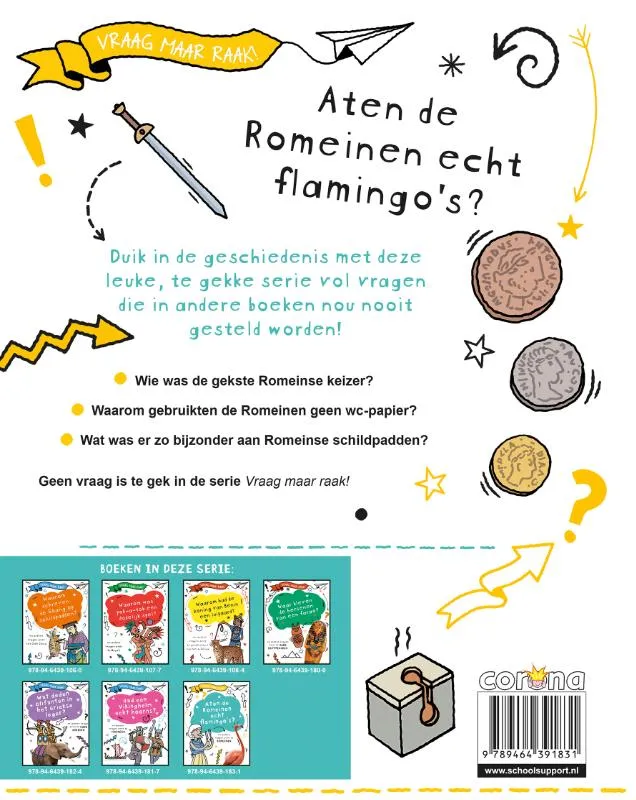 Aten de Romeinen echt flamingo's? | 9789464391831 Aten de Romeinen echt flamingo's? - Afbeelding 2