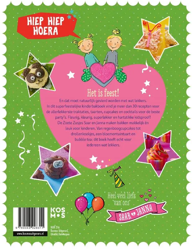 Feest met de Zoete Zusjes bakboek met meer dan 30 recepten | 9789043928311 Feest met de Zoete Zusjes bakboek met meer dan 30 recepten - Afbeelding 2