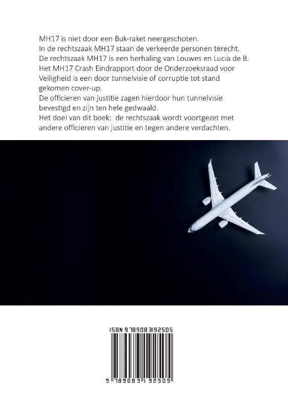MH17 Een valse vlag terreuraanslag | 9789083192505 MH17 Een valse vlag terreuraanslag - Afbeelding 2