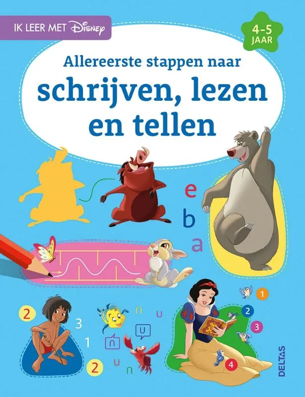 Allereerste stappen naar schrijven, lezen en tellen 4-5 jaar | 9789044765427 Allereerste stappen naar schrijven, lezen en tellen 4-5 jaar