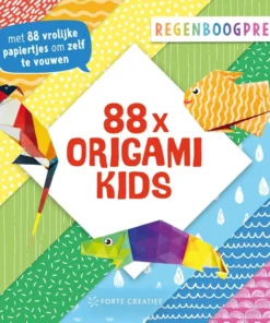 88x origami kids - Regenboogpret