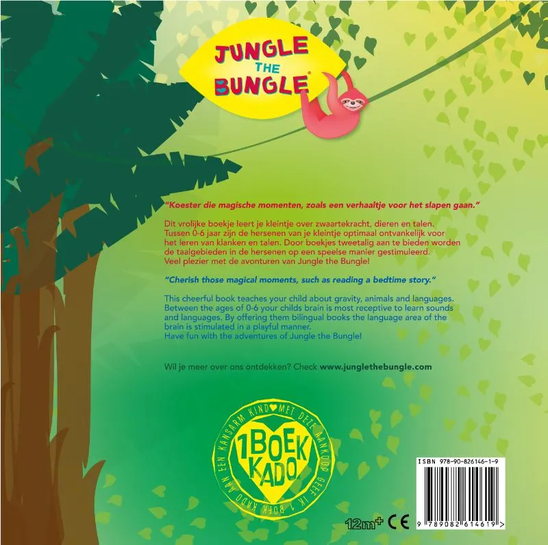 Jungle the Bungle Het avontuur van de zwaartekracht - an adventure called gravity | 9789082614619 Jungle the Bungle Het avontuur van de zwaartekracht - an adventure called gravity - Afbeelding 2