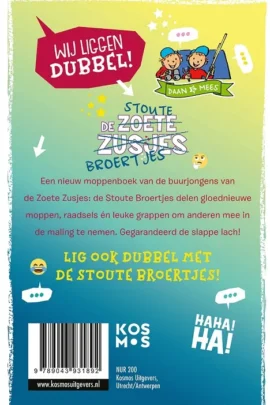 De stoute broertjes moppenboek | 9789043931892 De stoute broertjes moppenboek | 9789043931892
