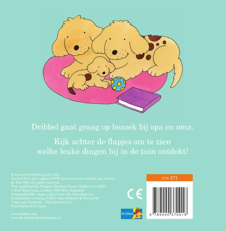 Dribbel bij opa en oma | 9789000370016 Dribbel bij opa en oma - Afbeelding 2