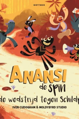 Anansi de spin en de wedstrijd tegen Schildpad