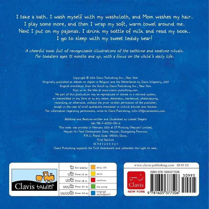 Bathtime and bedtime | 9781605377506 Bathtime and bedtime - Afbeelding 2