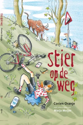 Stier op de weg