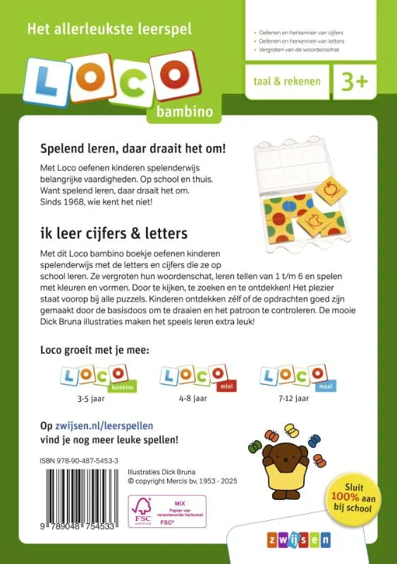 nijntje ik leer cijfers & letters 3-5 jaar | 9789048754533 nijntje ik leer cijfers & letters 3-5 jaar - Afbeelding 2