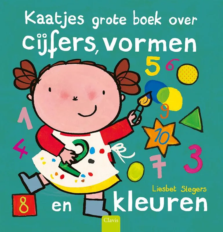 Kaatjes grote boek over cijfers, vormen en kleuren | 9789044859256 Kaatjes grote boek over cijfers, vormen en kleuren
