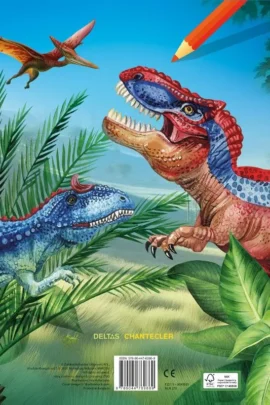 Alternative view of Dino Color kleurblok / Dino Color Bloc de coloriage