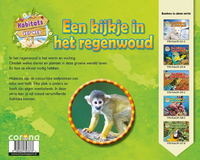 Een kijkje in het regenwoud | 9789464393378 Een kijkje in het regenwoud - Afbeelding 2