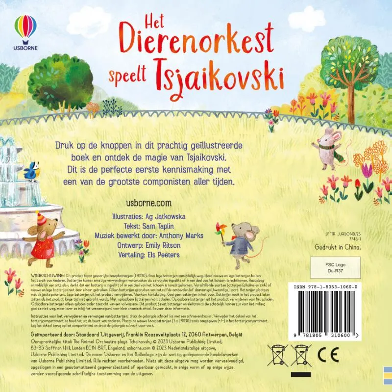 Het Dierenorkest speelt Tsjaikovski | 9781805310600 Het Dierenorkest speelt Tsjaikovski - Afbeelding 2