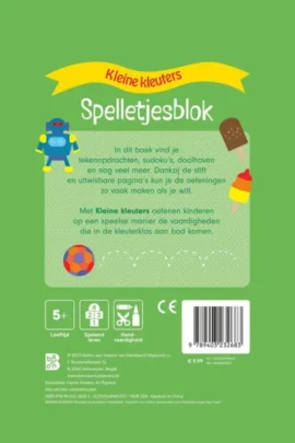 Alternative view of Spelletjesblok met viltstift 3+ Mijn dag