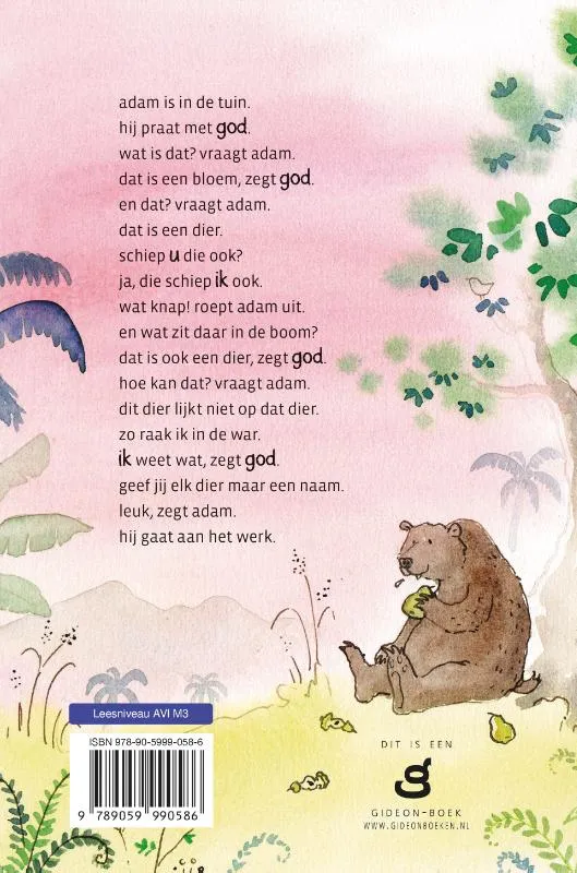 Adam en Eva in de tuin | 9789059990586 Adam en Eva in de tuin - Afbeelding 2