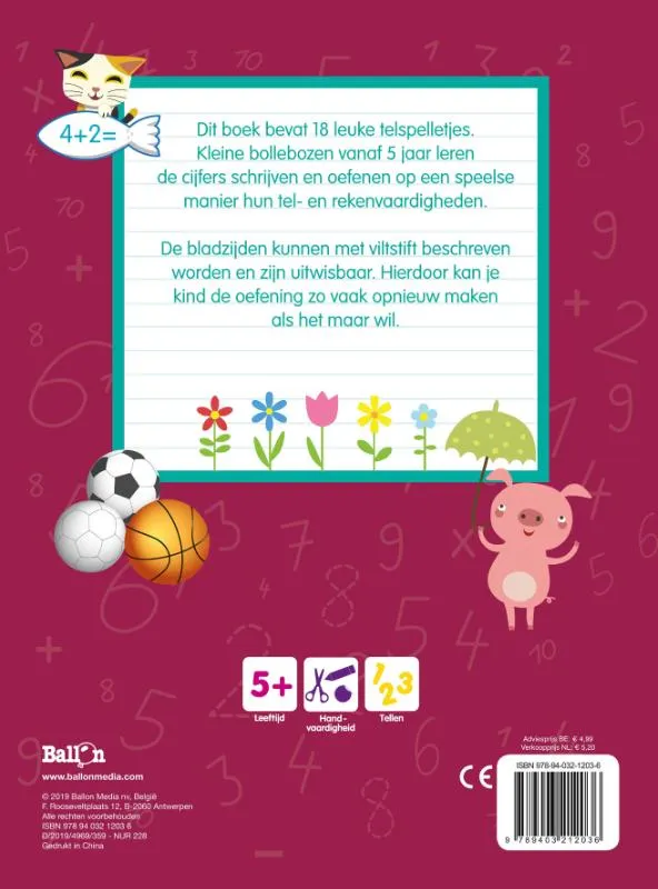 Telspelletjes 5+ | 9789403212036 Telspelletjes 5+ - Afbeelding 2