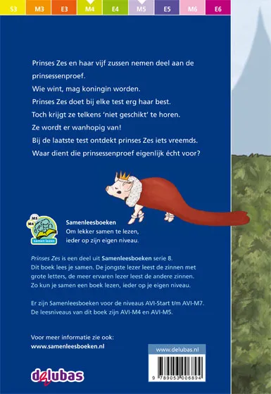 Prinses Zes | 9789053006894 Prinses Zes - Afbeelding 2