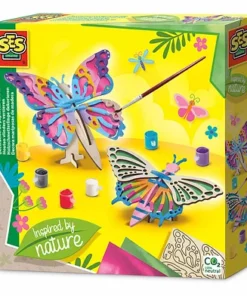 SES houten vlinders versieren