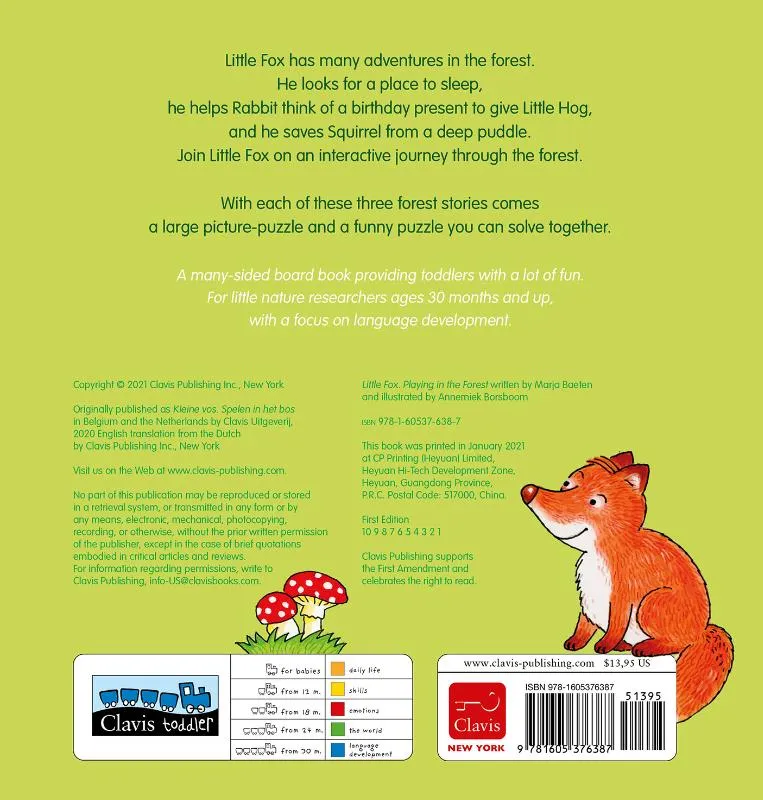 Playing in the Forest | 9781605376387 Playing in the Forest - Afbeelding 2