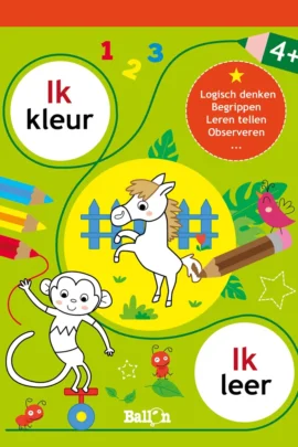 Ik kleur, ik leer. groen 4+