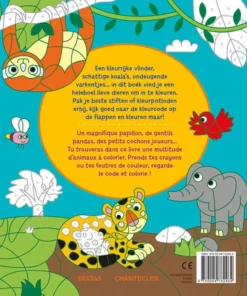 Alternative view of Lieve dieren / Les gentils animaux - Coloriages codés