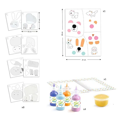 Vingerverf kliederen | 3070900000766 Vingerverf kliederen - Afbeelding 3