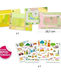 Stickers om rechtop te zetten boerderij | 3070900000452