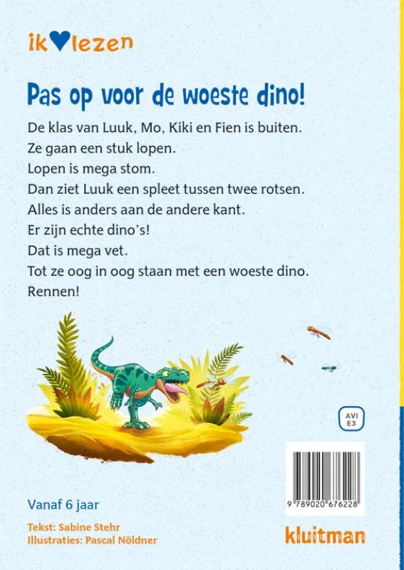 Pas op voor de woeste dino! | 9789020676228 Pas op voor de woeste dino! - Afbeelding 2
