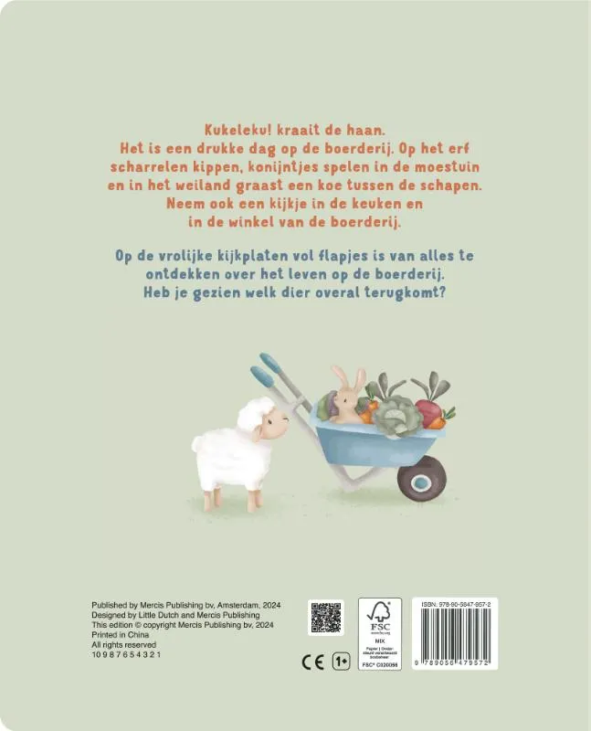 mijn flapjesboek boerderij | 9789056479572 mijn flapjesboek boerderij - Afbeelding 2