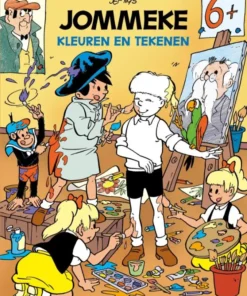 Jommeke spelletjesboek van makkelijk naar moeilijk