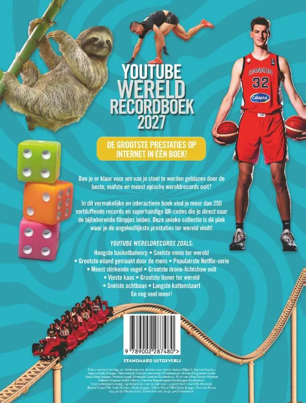 YouTube Wereldrecordboek 2027 | 9789002287480 YouTube Wereldrecordboek 2027 - Afbeelding 2
