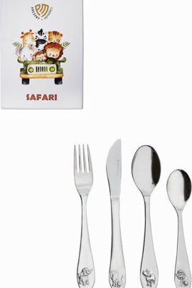 Alternative view of Kinderbestek 4-delig Safari