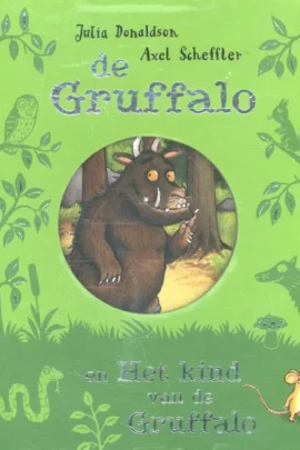 De Gruffalo / Het kind van de Gruffalo kartonboekjes in cassette