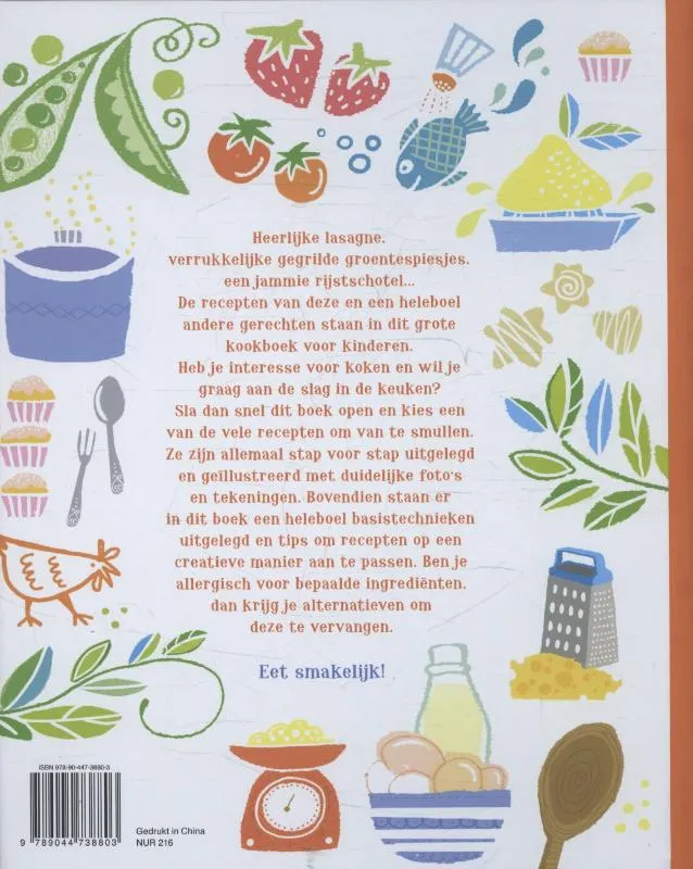 Het grote kookboek voor kinderen | 9789044738803 Het grote kookboek voor kinderen - Afbeelding 2