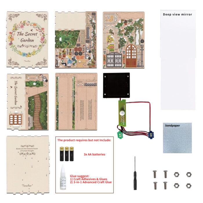 Book nook the secret garden - Afbeelding 2