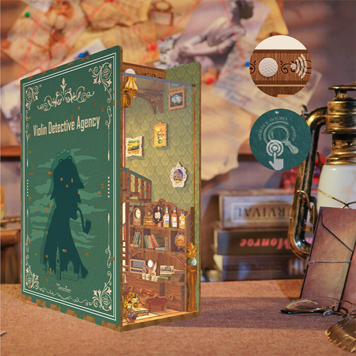 Book nook violin detective agency - Afbeelding 3