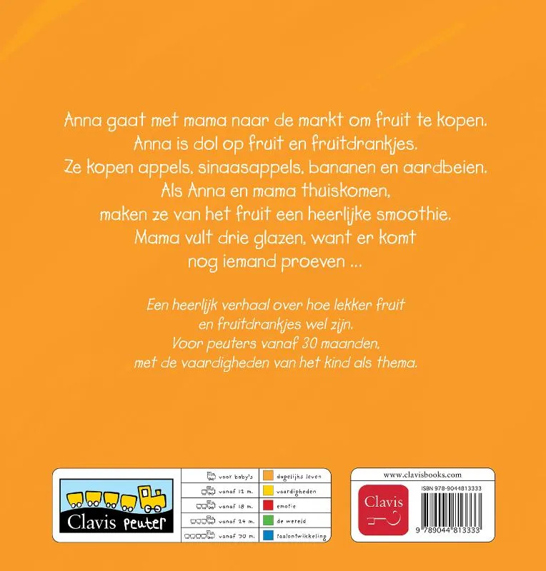Anna eet graag fruit | 9789044813333 Anna eet graag fruit - Afbeelding 2