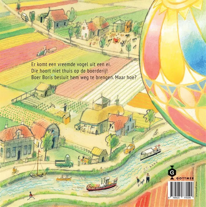 Boer Boris en de luchtballon | 9789025775599 Boer Boris en de luchtballon - Afbeelding 2